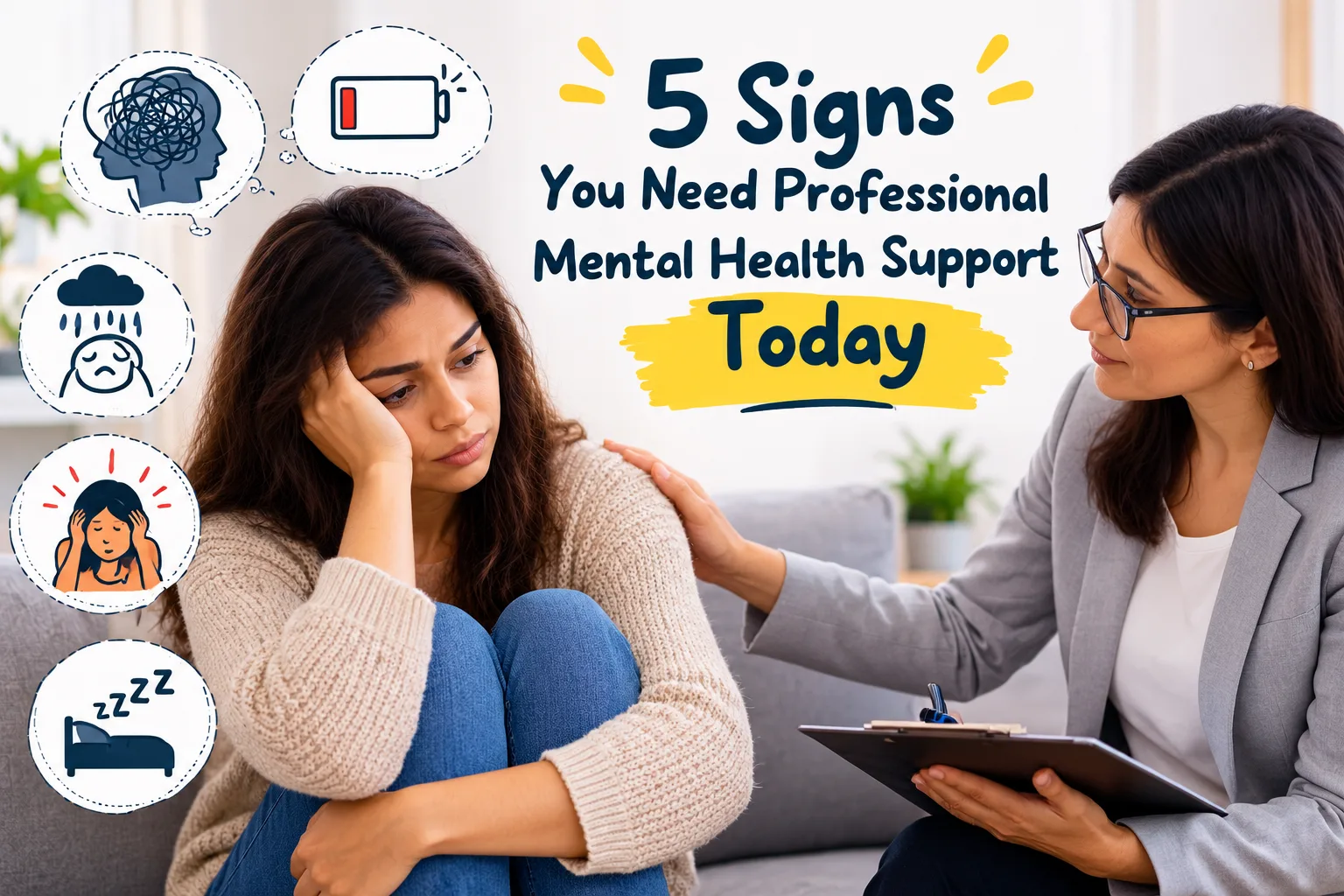 5 Signs You Need Professional Mental Health Support
