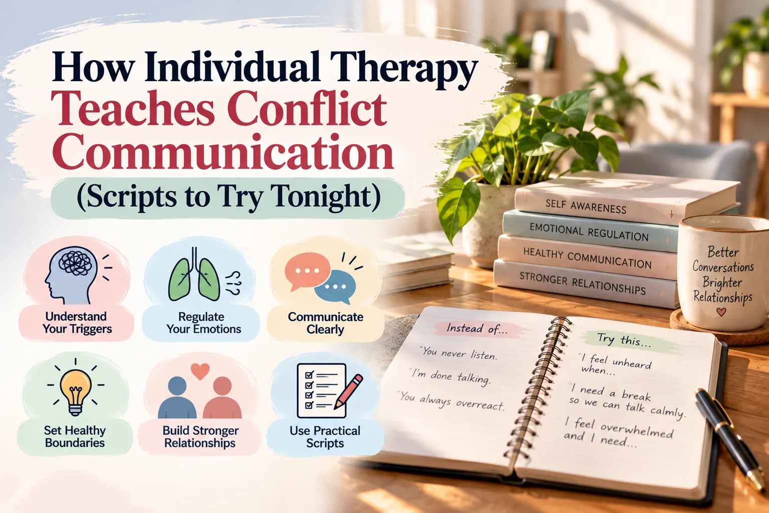 How Individual Therapy Teaches Conflict Communication