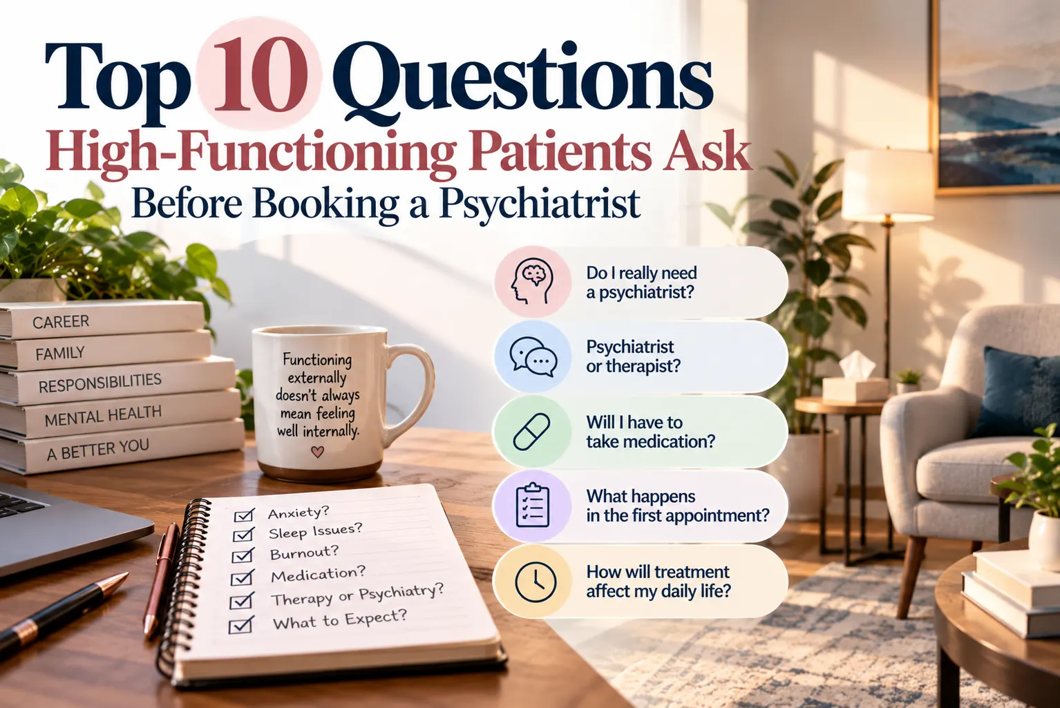 Questions High-Functioning Patients Ask a Psychiatrist